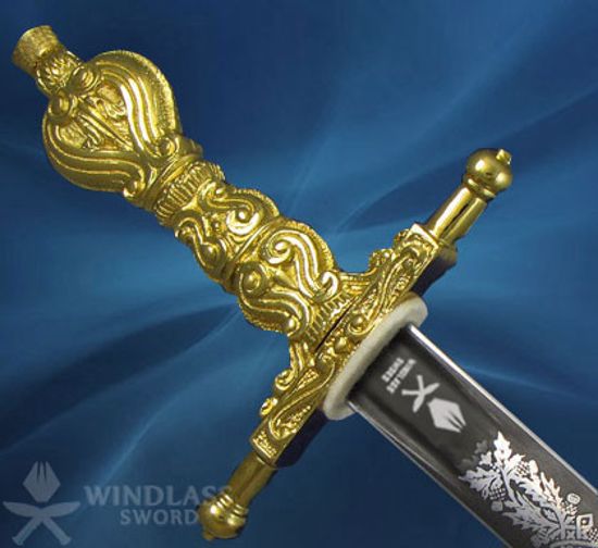 Royal Company of Archers Officers' Sword with Scabbard